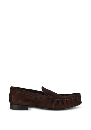 Miu Miu suede loafers - Brown