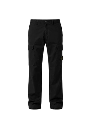 Stone Island logo-patch cargo trousers - Black