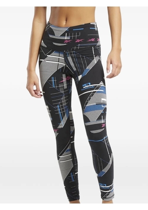 Reebok top-stitching leggings - Black