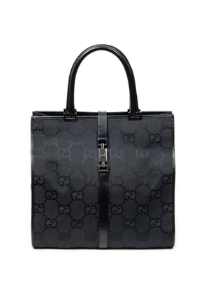 Gucci Pre-Owned Bardot Tall logo tote bag - Black