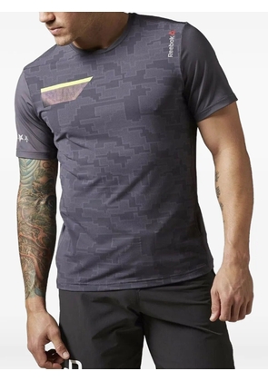 Reebok patterned running T-shirt - Grey