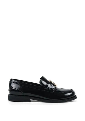 Karl Lagerfeld emblem-detail loafers - Black