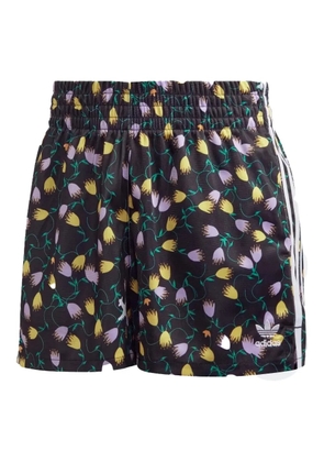 adidas allover print shorts - Black
