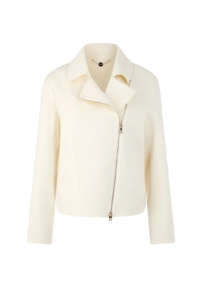 MARCCAIN asymmetric-zip biker jacket - Neutrals
