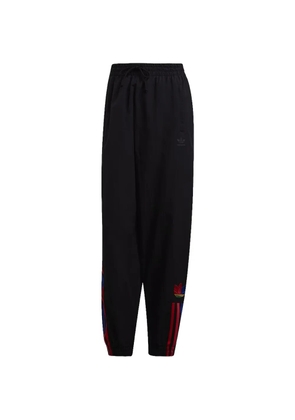 adidas elasticated-waistband track pants - Black
