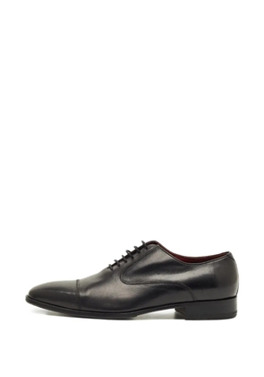 Balmain Pre-Owned leather Oxford shoes - Black