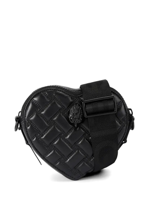 Kurt Geiger London quilted heart-shape cross body bag - Black