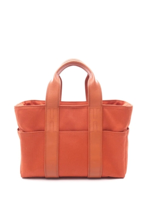 Hermès Pre-Owned 2010-2026 Toile and Chevron Acapulco PM tote bag - Brown