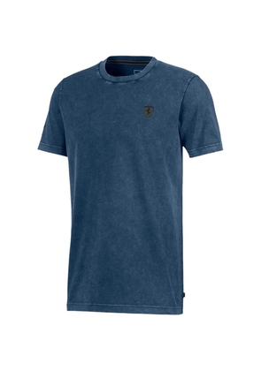 PUMA x Ferrari logo-plaque T-shirt - Blue