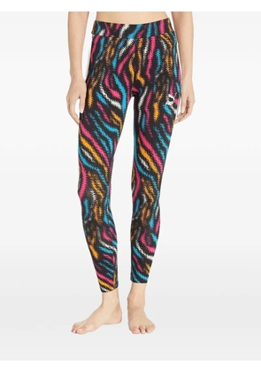 PUMA zebra printed leggings - Black
