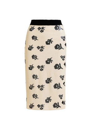 Essentiel Antwerp Jorinda sequinned skirt - Neutrals