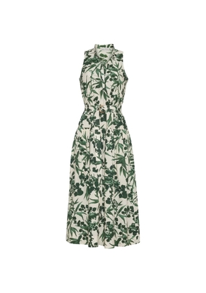 Cara Cara Atlas button-up midi dress - Neutrals