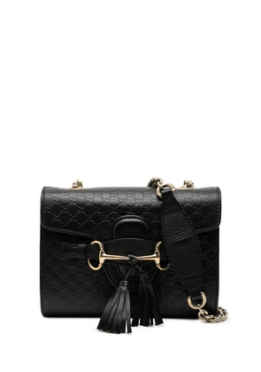 Gucci Pre-Owned 2016-2026 Mini Microguccissima Emily crossbody bag - Black