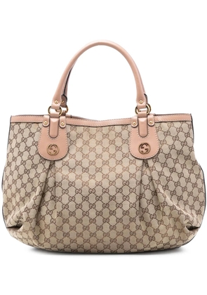 Gucci Pre-Owned 2016-2025 Large GG Canvas Scarlett tote bag - Brown