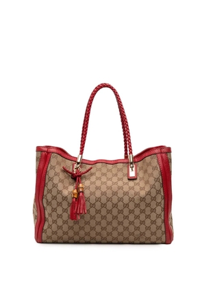 Gucci Pre-Owned 2016-2026 Medium GG Canvas Bella tote bag - Brown