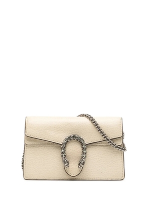Gucci Pre-Owned 2016-2026 Mini Dionysus Leather crossbody bag - White