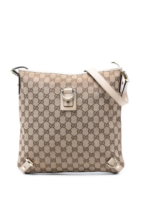 Gucci Pre-Owned 2016-2026 GG Canvas Abbey D Ring crossbody bag - Brown