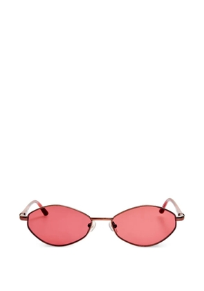 Jacquemus geometric frame sunglasses - Red