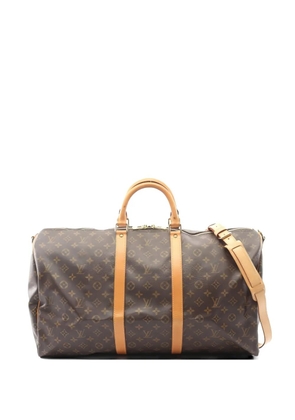 Louis Vuitton Pre-Owned 1993 55 Keepall Bandouliere monogram-canvas tote bag - Brown