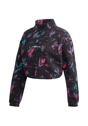 adidas half-zip sweater - Black