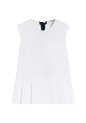 'S Max Mara bow-detail pleated blouse - White