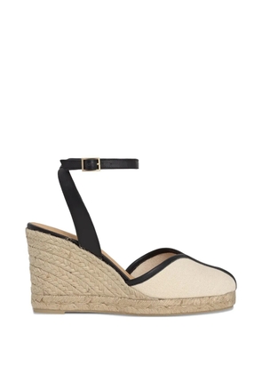 Castañer Cecilia ankle-strap wedge espadrilles - Neutrals