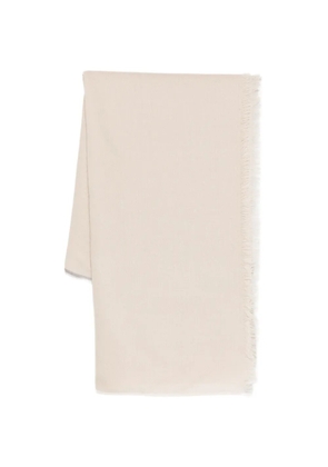 Eleventy frayed scarf - Neutrals