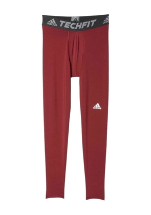 adidas logo-detail leggings - Red