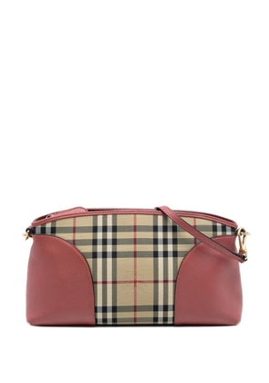 Burberry Pre-Owned 2000-2017 Small Horseferry Check Coated Canvas Chichester crossbody bag - Brown