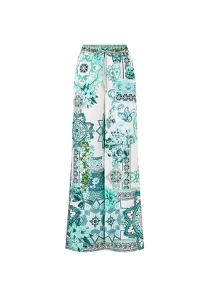 Camilla drawstring pants - White