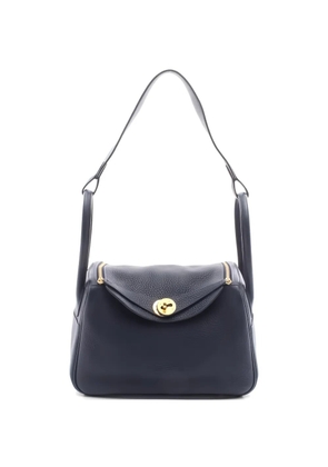Hermès Pre-Owned 2021 26 Lindy leather shoulder bag - Blue