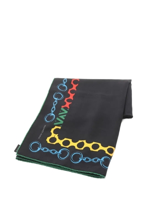 Hermès Pre-Owned 2010s Liste en Chaines scarf - Black