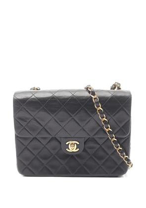 CHANEL Pre-Owned 1990s Mini Matelasse 20 quilted lambskin shoulder bag - Black