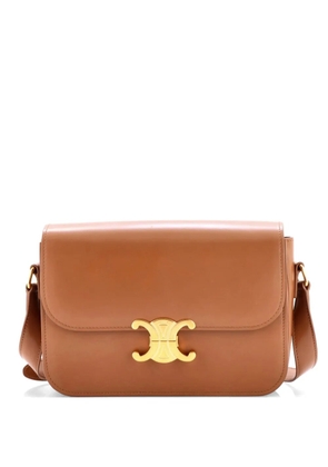 Celine Pre-Owned Triomphe Shoulder Bag Smooth Calfskin Medium crossbody bag - Brown