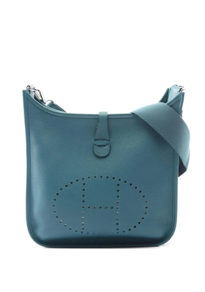 Hermès Pre-Owned 2022 PM Evelyn 3 Trois perforated crossbody bag - Blue