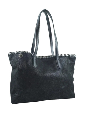 Stella McCartney Pre-Owned 2017 Shaggy Deer Falabella East West Shopper tote bag - Black