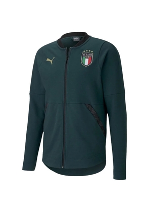 PUMA FIGC Italian Football Federation full-zip sweatshirt - Green