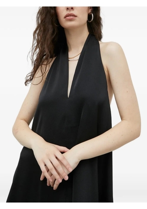 SAMSOE SAMSOE V-neck sleeveless midi dress - Black