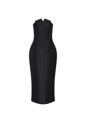 Violante Nessi Monica strapless midi dress - Black
