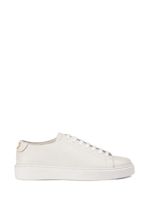 Doucal's leather sneakers - White