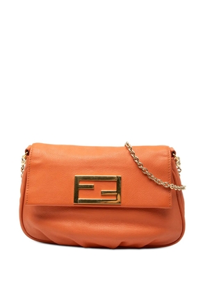 Fendi Pre-Owned 2010-2025 Leather Fendista Pochette crossbody bag - Orange