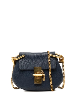 Chloé Pre-Owned 2010-2026 Mini Leather Drew crossbody bag - Blue