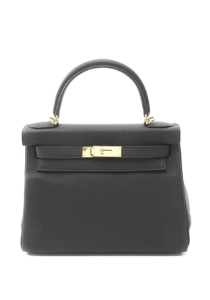 Hermès Pre-Owned 2019 28 Kelly Retourne handbag - Black