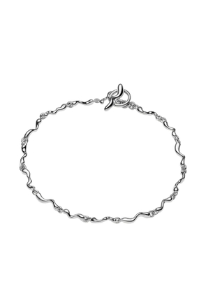 Maria Black Ramen bracelet - Silver