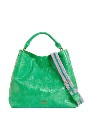 Essentiel Antwerp logo-plaque tote bag - Green