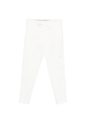 PT Torino zip-up trousers - White