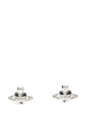 Vivienne Westwood Pre-Owned 2020s New Diamante Heart earrings - Silver