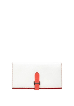 Hermès Pre-Owned 2013 Bicolor Epsom Bearn Soufflet Wallet long wallets - Pink