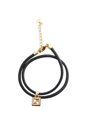 Fendi Pre-Owned 10s Forever logo leather bracelet - Gold