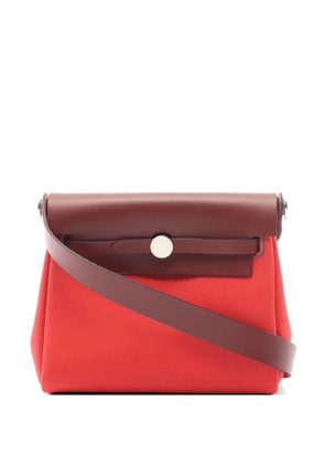 Hermès Pre-Owned 2025 mini Herbag shoulder bag - Red